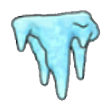 Stalactites de glace