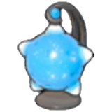Lampe météore bleue