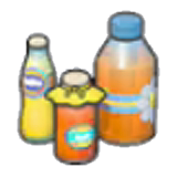 Bouteilles de jus