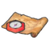 Carte assortie d'une boussole