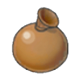 Ballon de peinture marron