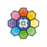 Badge Multicolore