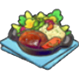Steak haché éclatant dans Pokémon Pokopia