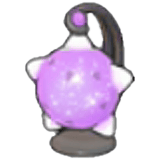 Lampe météore violette
