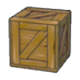 Caisse en bois usée